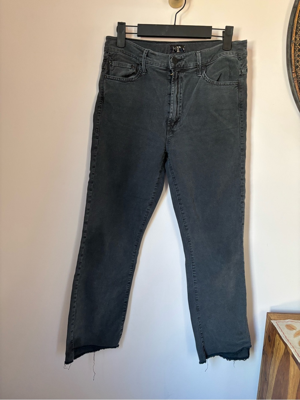 MOTHER “the insider crop” step fray size 28